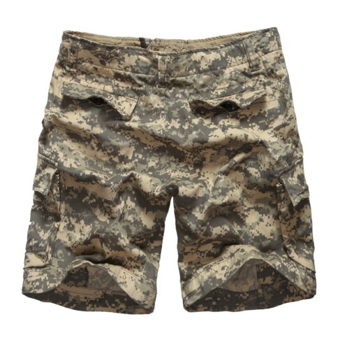 BACKBONE Mens Army Military Shorts Outdoor Casual Camouflage Cargo Shorts - Picture 32 of 66