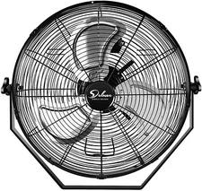 Simple Deluxe 18 Inch High Velocity 3-Speed Wall-Mount Fan Use-ETL Safety Listed