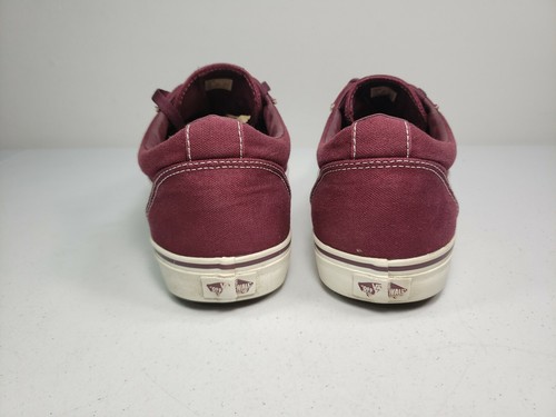 Vans Off the Wall Men's 13 Old Skool Burgundy/Maroon with White Stripe 5000200 - Picture 4 of 12