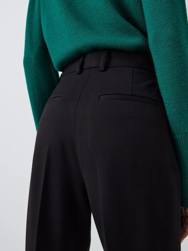 John Lewis Trousers Pants Navy Blue Ponte Stretch Tailored UK 12 - BNWT £49 - Picture 4 of 15
