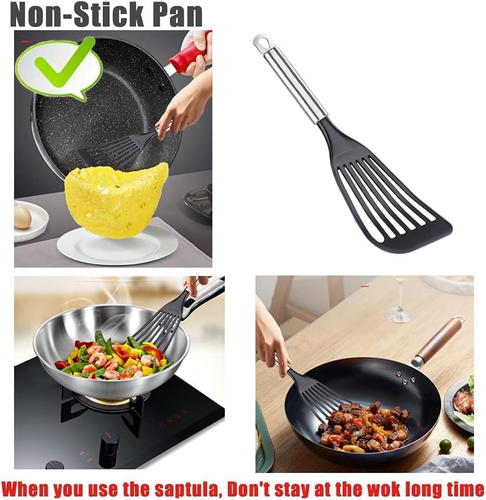 Tenta Tenta Kitchen Fish Spatula for Kitchen Use,Iron Fish -Slotted Kitchen Spat - Picture 6 of 12