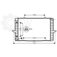 Radiateur Volvo 850