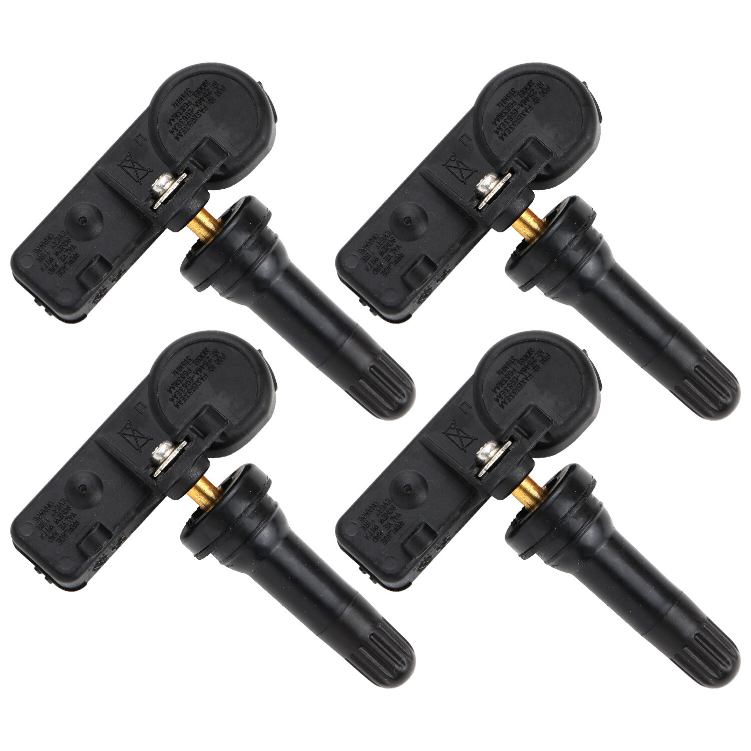 4 Genuine TPMS Sensors for Chevy GMC OE 13586335 Tire Pressure Monitoring