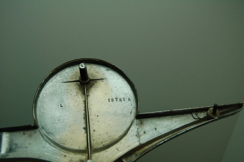 USED 1955 1956 Ford 6721 A F-600 Hood Side Emblem GENUINE FACTORY OEM F600 - Picture 13 of 13