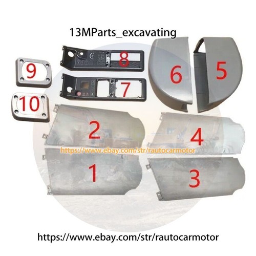 For Sumitomo SH60 120 200A1/A2 Joystick trim panel Interior panel Armrest shell - Picture 7 of 13