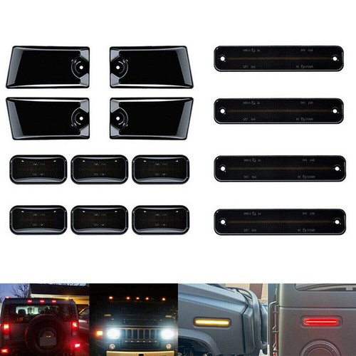 For Hummer H2 2003-2009 SUT 05-09 LED Cab Roof Running Lights Side Marker Lamp - Picture 2 of 12