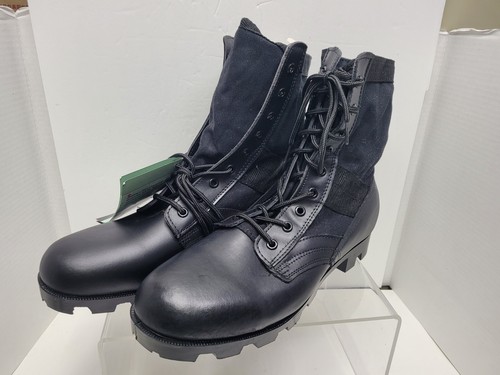 Rothco 5081 Cuero Negro Militar G.I. Botas estilo selva 8", para hombre talla 13R - Imagen 2 de 3