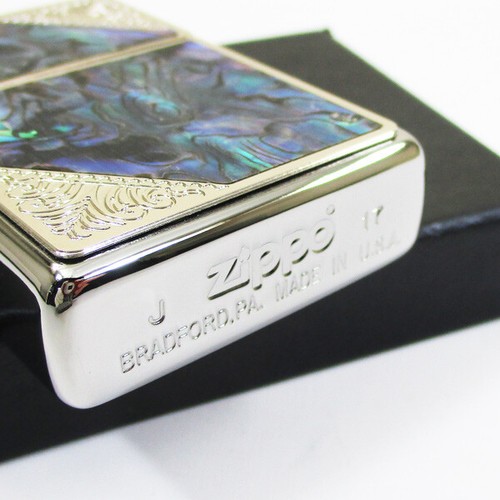 Zippo Western Series Shell Metal Silver One Sided Processing Lighter Regular - Bild 4 von 12