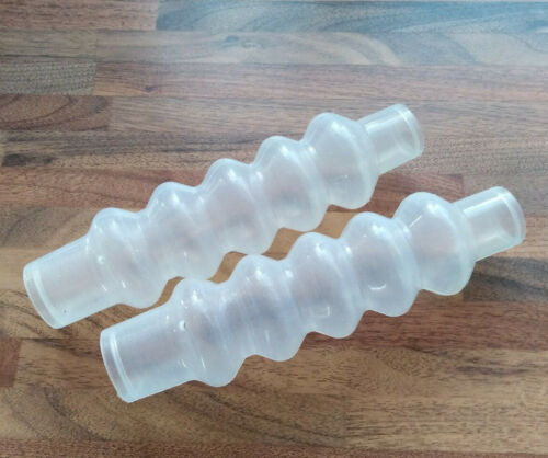 Lambretta Gaitors-Gaitors for standard front shockers, Clear - Picture 2 of 4