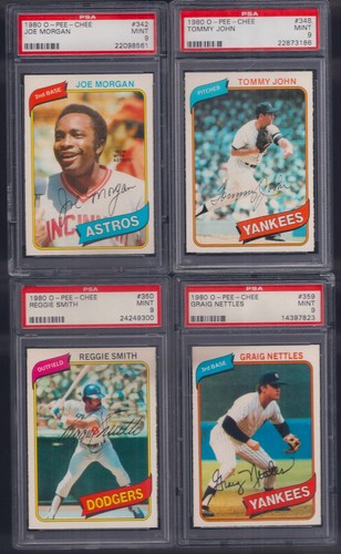 PSA 8 1980 OPC O-pee-chee Topps #314 Reggie Jackson New York Yankees ONLY READ - Picture 6 of 23