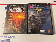Sony PS2 Lot(2) Vietcong Purple Haze, SOCOM US Navy Seals 2