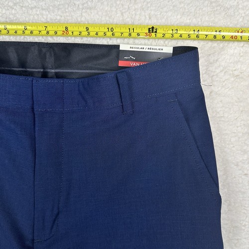 Van Heusen Boys Flex Stretch Flat Front Dress Pants Bank Blue Size 18 - Picture 4 of 12