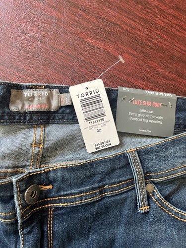 Torrid Pants Jeans, Women Plus 2X, 3X Black, Blue, Tan, 15+ Selection, $65 NWT - Picture 66 of 92