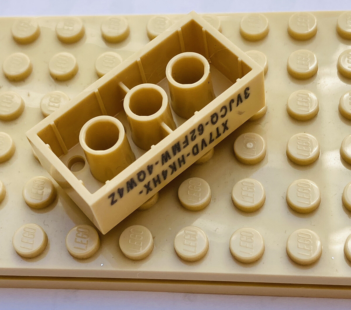 ぴぴこ Lego Brick 1 x 6253066 - Tan 2X4 NO.1029 - Minecraft Set