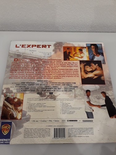 LASERDISC L'EXPERT avec STALLONE et STONE - Photo 2/2