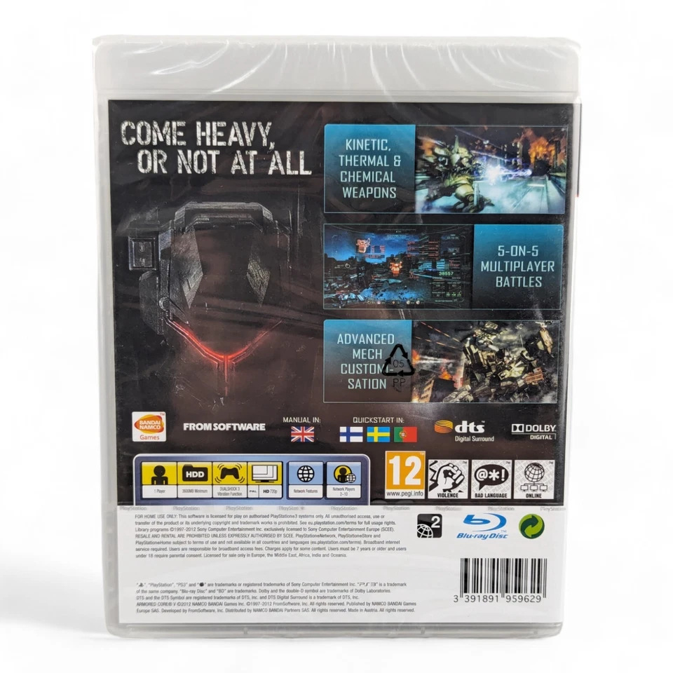 Armored Core V Five PS3 PlayStation 3 Game NEW SEALED - Image 2 of 4