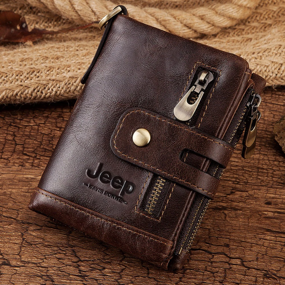 Jeep Genuine Leather Men's Wallet - Real Man Leather