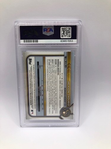 2022 Bowman Chrome - Prospect Autographs #CPA-JCO Jackson Chourio (AU, RC) - Foto 2 di 2