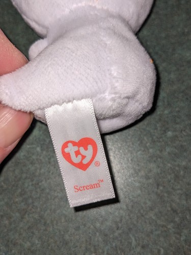 Ty Halloween Ghost Boos Beanie Babies lenzuola bianco urlo faretra zaino clip - Foto 8 di 14