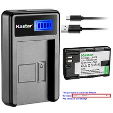 Kastar Battery LCD Charger for Canon LP-E6 LP-E6N Canon EOS 6D EOS 6D Mark II