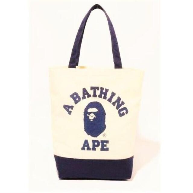 A BATHING APE Tote Bag Bape Bag Nylon Logo 2010 AUTUMN
