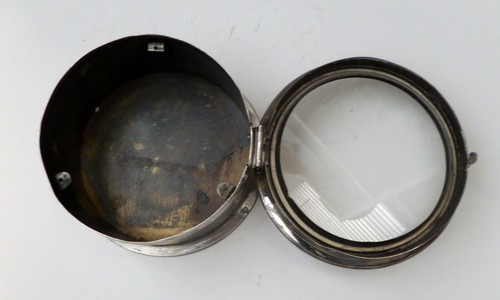 Seth Thomas Antique Maritime Ships Porthole Clock w/ Silver Trim - Picture 7 of 11