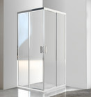 Duschkabine 90x90 cm, Schiebetür , H185cm, Duschwand , Duschabtrennung