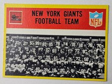 1967 Philadelphia Football #109 New York Giants Team Photo (C)