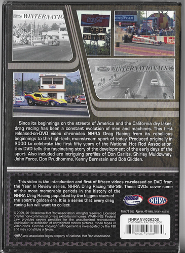 NHRA Racing - The First Fifty Years DVD Brand New Sealed ! - Picture 2 of 2