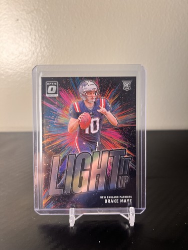 Drake Maye Optic Light It Up Rookie RC 2024 Donruss Optic Patriots