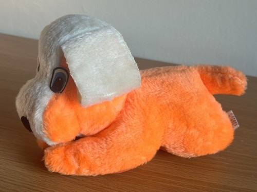Vintage A Jean Toy Orange Dog plush Made in Korea Excellent Condition - Picture 2 of 8