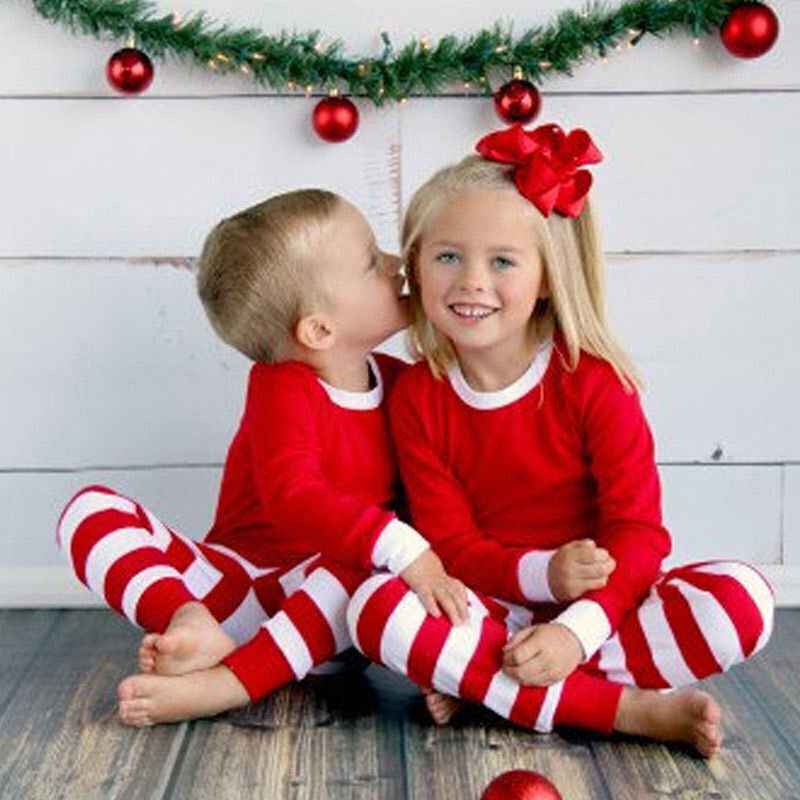 Striped christmas online pyjamas