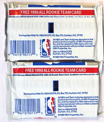 1991 NBA Hoops Sealed Pack of (2) 30 Cards Total LOOK!! - Picture 2 of 2