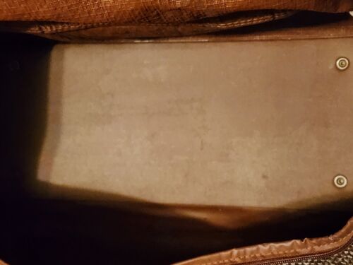 Jaguar Vintage Two Piece Brown Tweed Carry-on luggage Near Mint Condition - Picture 3 of 5