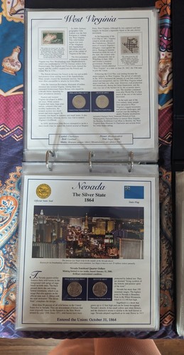 Postal Commemorative Society Statehood Quarters Collection Volume 1 & 2 Complete - Picture 6 of 6