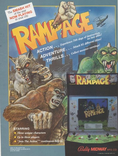 PLAY METER Magazine AUG 15 1986 - Arcade Playmeter Nintendo, Gauntlet II Rampage - Picture 6 of 8