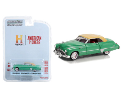 GL 1:64 1949 Green Buick Roadmaster Convertible American Pickers 44970D-5B2