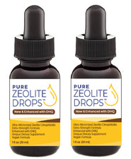 NANO Zeolite Detoxification System 2pak 50x more potent than spray Expires 2027