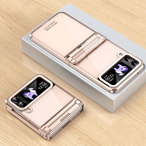 For Samsung Galaxy Z Flip 5/4/3 Luxury Clear Plating Hard Case Hinge Protective - Bild 26 von 56