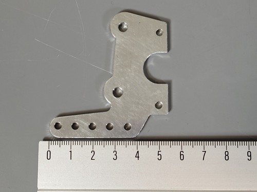 Aluminum Relocate Axle Rod Shock Mount Plate Tamiya RC 1/10 Clodbuster Bullhead - Picture 6 of 7