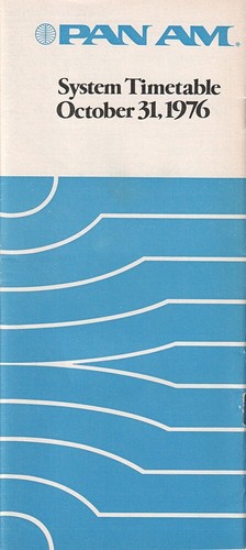Pan Am Fahrplan 1976/10/31
