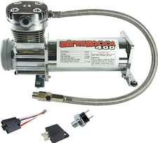 airmaxxx Chrome 400 Air Compressor 90 On 120 Off For Air Ride Suspension System