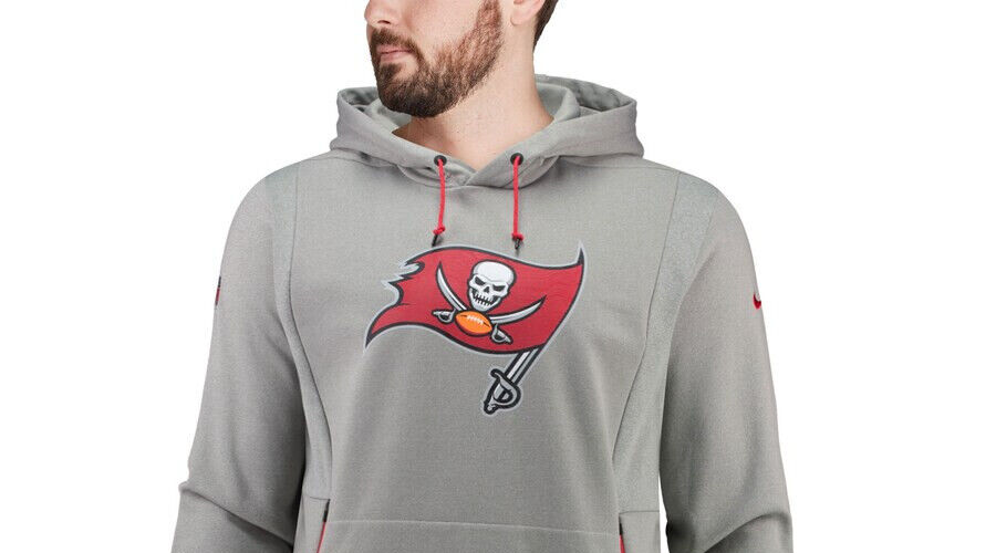 🔥RARE/NIKE Tampa Bay Buccaneers Heathered Gray Club Fleece