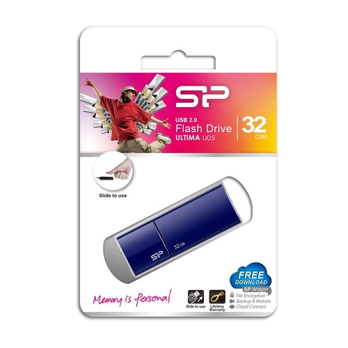4712702632576 Silicon Power Ultima U05 USB flash drive 32 GB USB Type-A 2.0 Blue - Picture 7 of 8