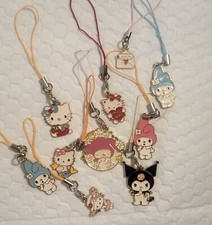 Hello Kitty Cell Phone Charm Lot of 10