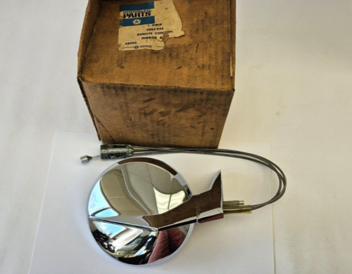 1966-1974 Dodge Plymouth A/B-Body Remote Control Mirror Assembly 2945955 NOS - Picture 3 of 7