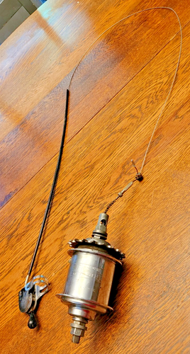 Vintage 1968 Sturmey Archer 3-Speed Hub & Grip Shifter From 1967 Schwinn Racer