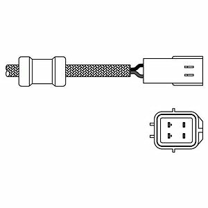 Lambda Sensor for CHRYSLER DELPHI ES20049-12B1 - Picture 2 of 3