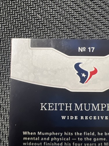 Keith Mumphrey (AU) 2016 Panini Donruss Signature Series - #17 - Imagen 7 de 10