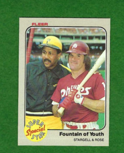 1983 Fleer Pete Rose Willie Stargell Fountain of Youth #171